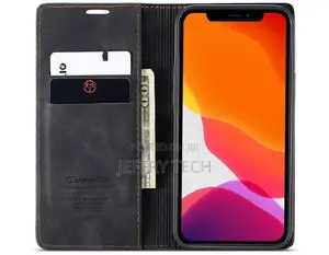 Caseme iPhone 12 Mini Wallet Kickstand Magnetic Flip Case Bl