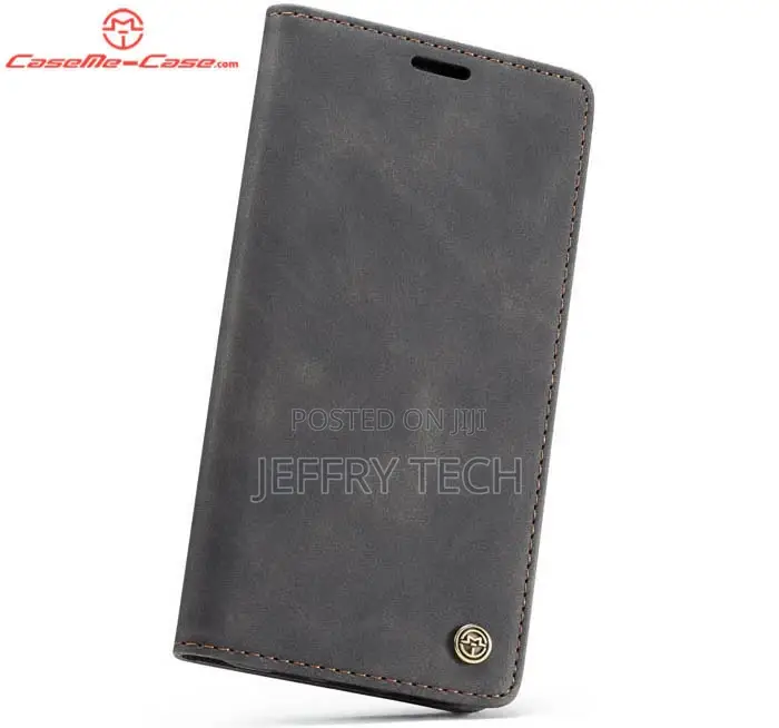 Caseme iPhone XS Max Retro Wallet Magnetic Stand Case Black