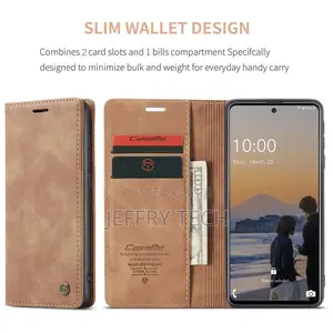 Caseme Samsung Galaxy A33 5G Wallet Magnetic Case Brown