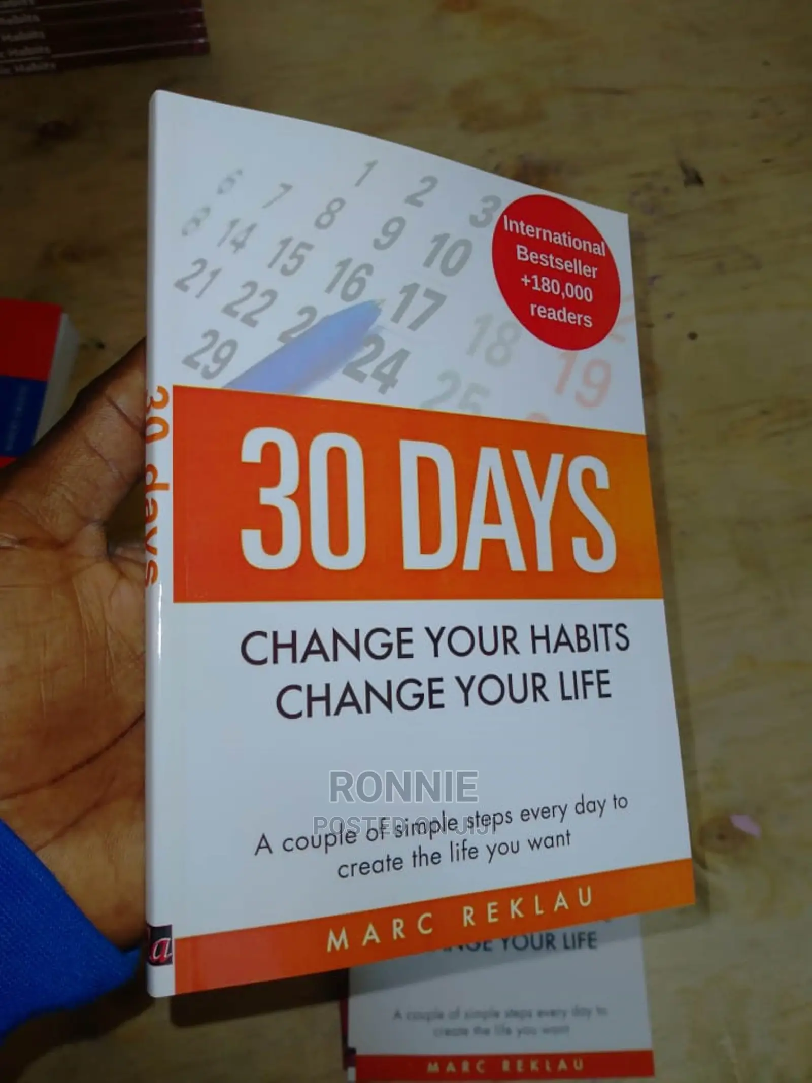30 Days Change Your Habits Change Your Life Marc Reklau