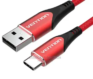 Vention Usb-C to USB 2.0-A Cable 1M Red Aluminum Alloy Type