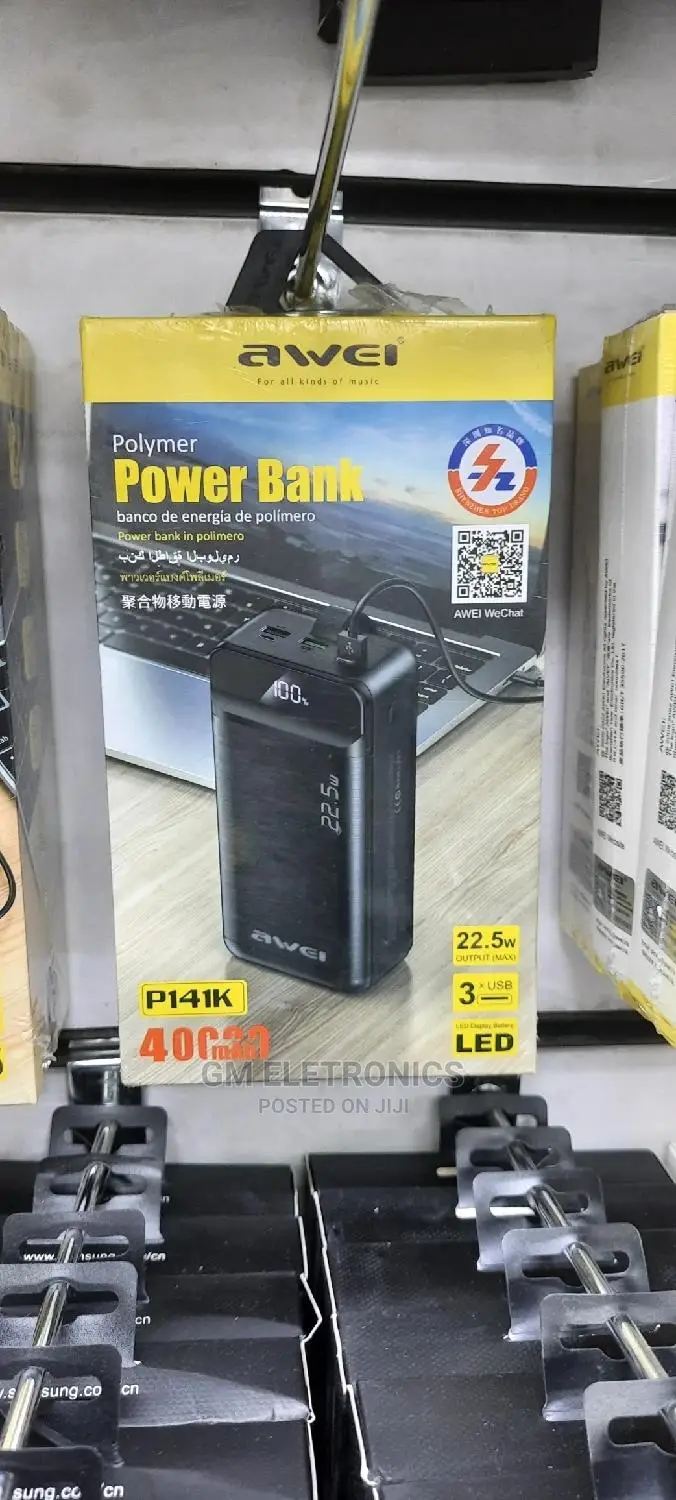 Awei (P141k) 40000mah Portable Powerbank .