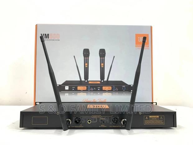 JBL VM-500 Professional UHF Dual Wireless Microphone - thumbnail 2
