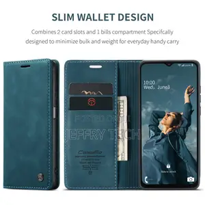 Caseme Samsung Galaxy A23 Wallet Magnetic Case Blue