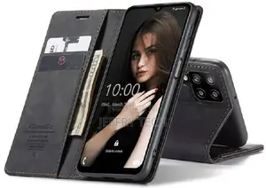 Caseme Samsung Galaxy A12 5G Wallet Kickstand Magnetic Case
