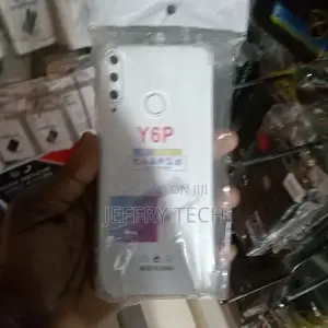 Case for Huawei Y6p With 9D Tempered Glue Glass Screen Prote