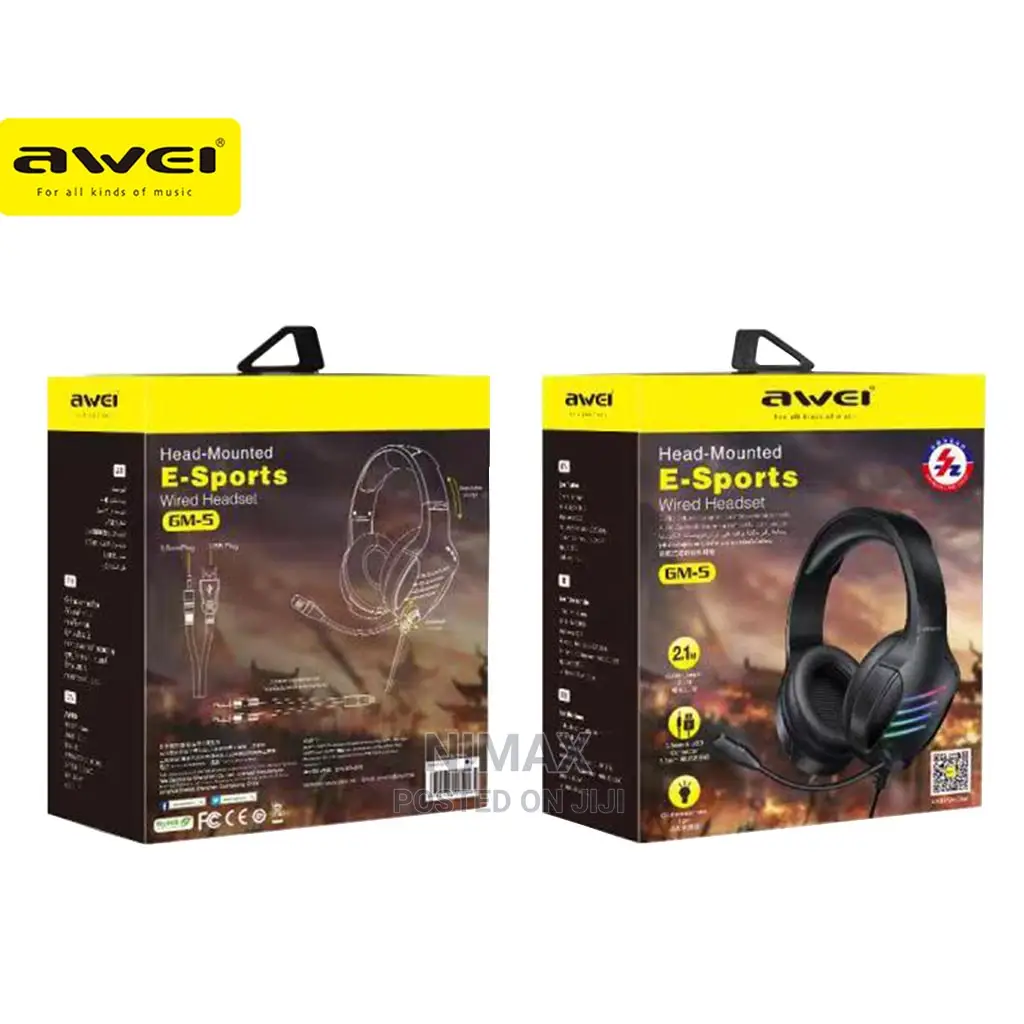 Awei GM-5 Headphones E-Sport Wired