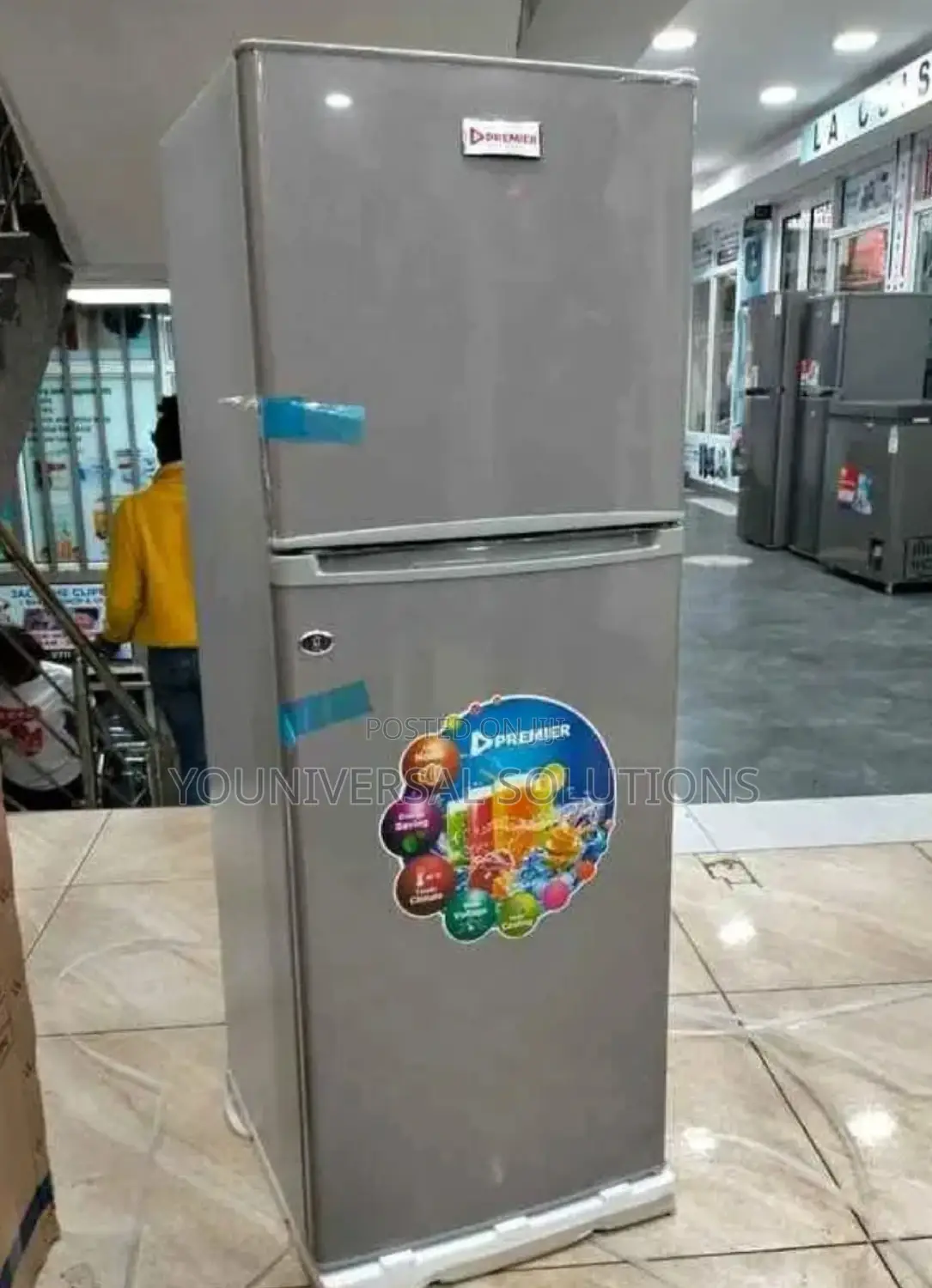 128 Litres Double Door Refrigerator.