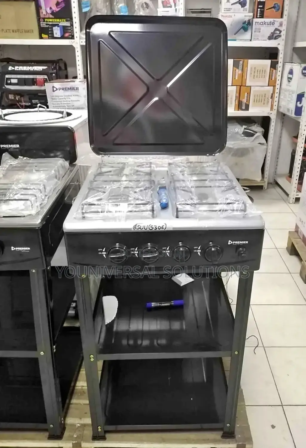 Standing Premier Four Burner.