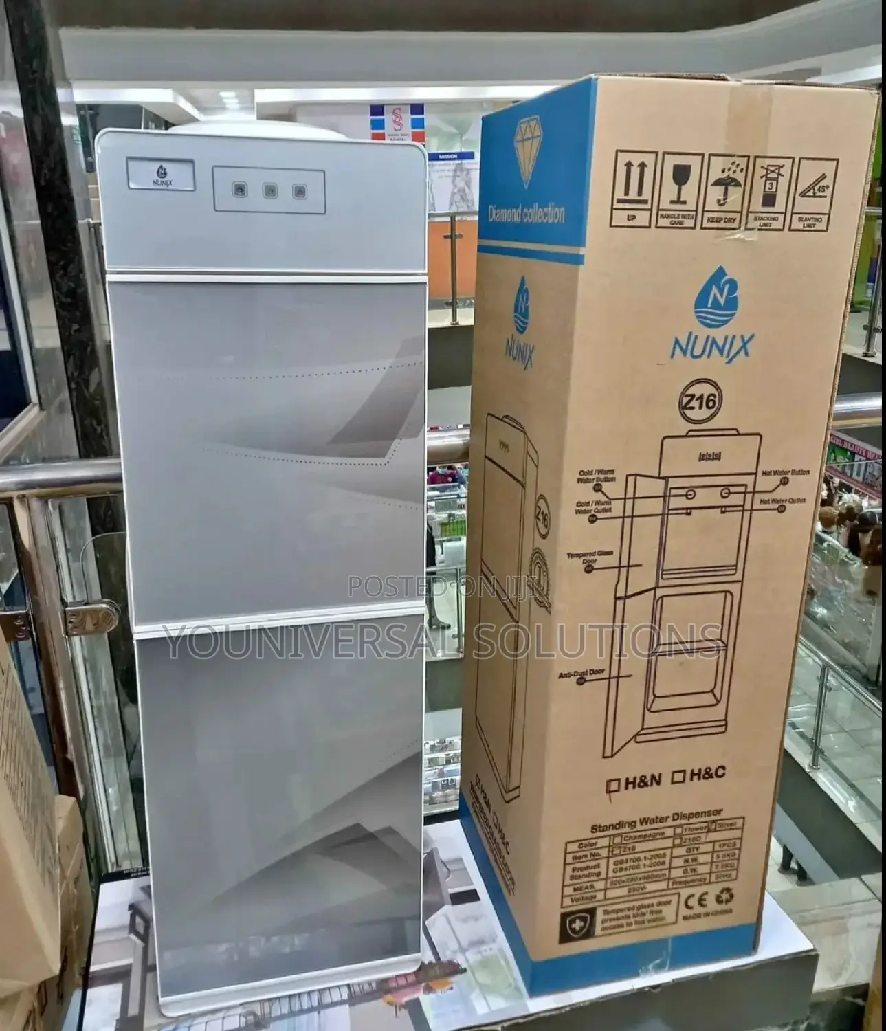 Nunix Z16 Free Standing Dispensers
