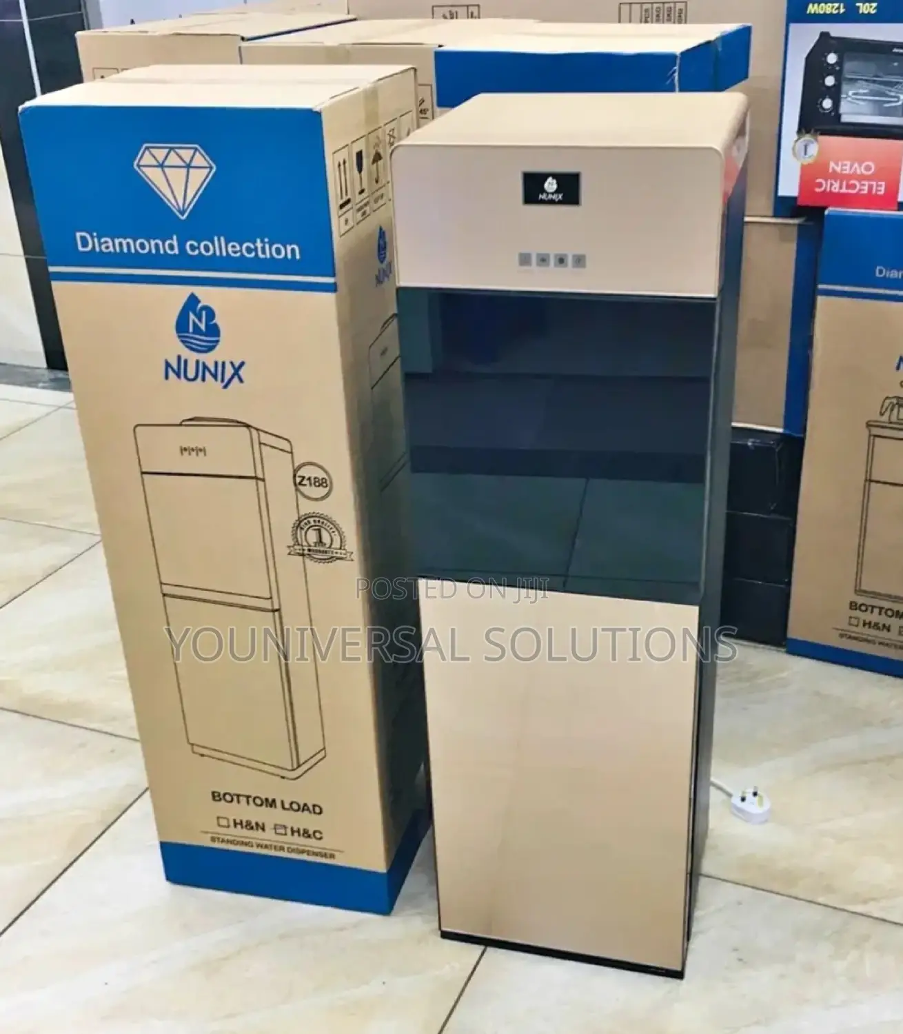 Nunix Z188 Bottom Load Free Standing Dispensers