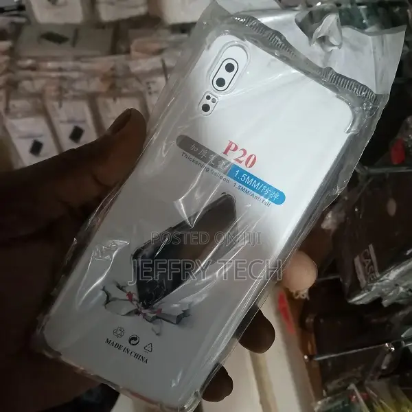 Case for Huawei P20, Clear Case for Huawei P20, [Fusion] [Cl