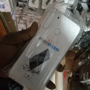 Samsung Galaxy A21 Case - Crystal Clear Hybrid Material Cov