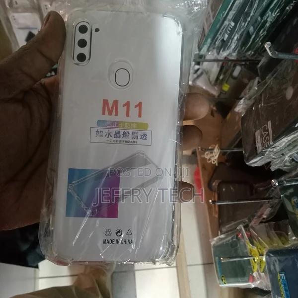Bumper for Samsung Galaxy M11 (Silicone_transparent)