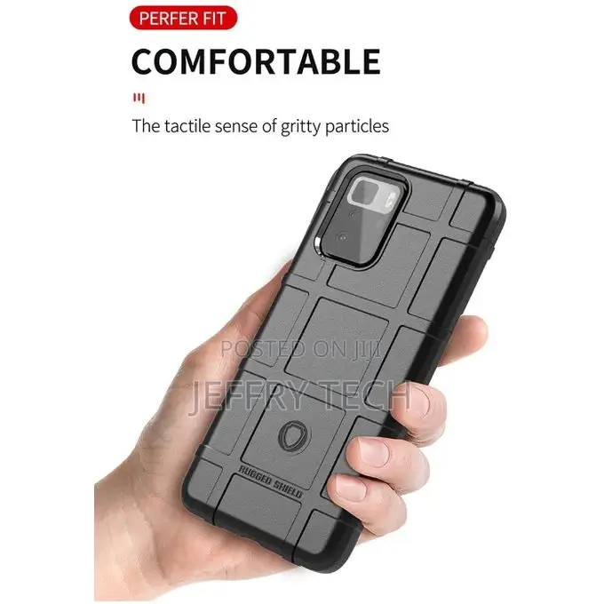 Rugged Silicone Cover Case for Poco X3 GT