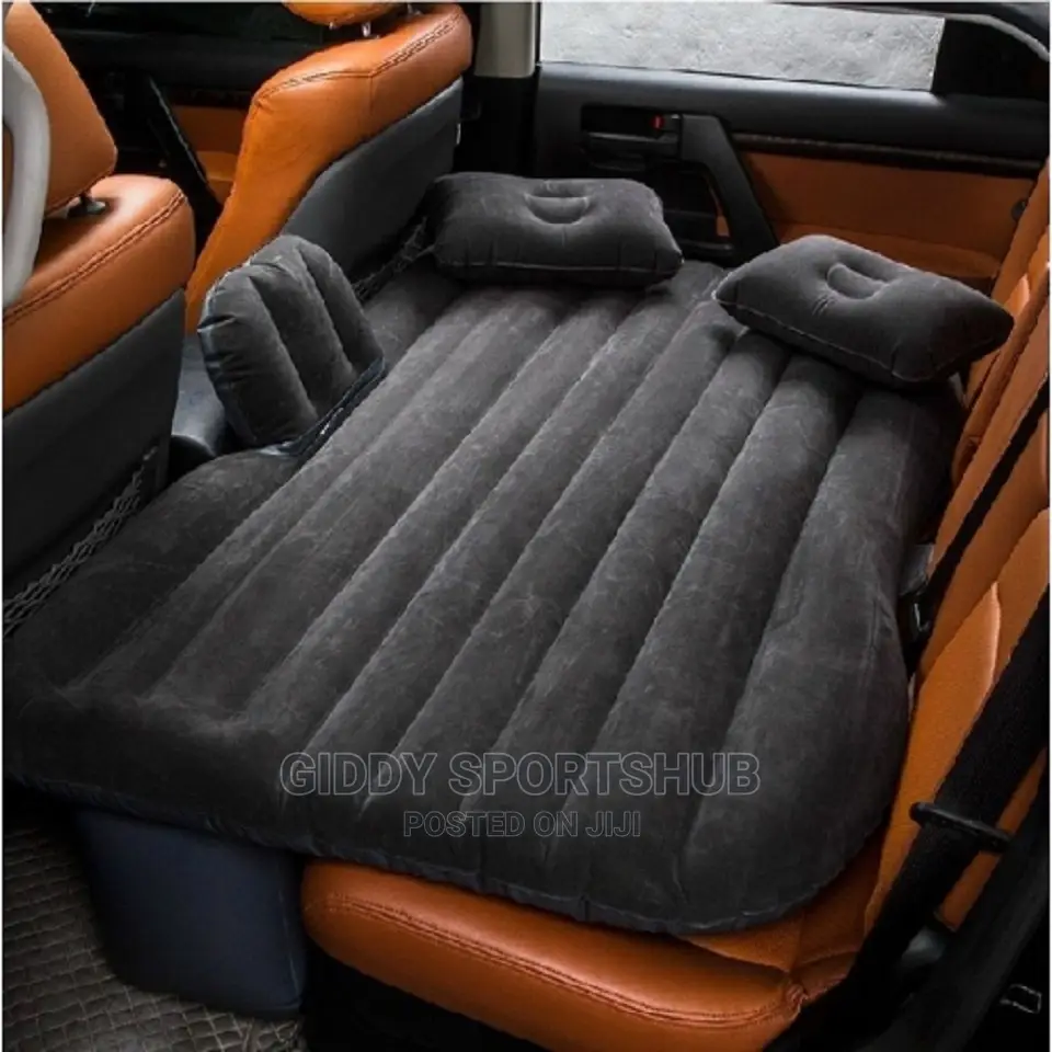 Inflatable Car Air Mattress With Electric Pump