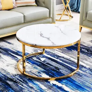 *Marble Textured Coffee Table*