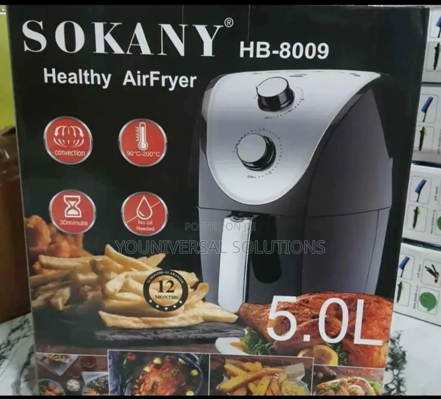 6 Litres Sokany Air Fryer