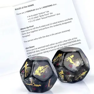 4 Pcs Adult Sex Game Dice for Couples Lovers