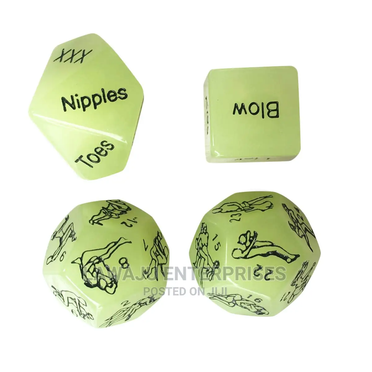 4 Pcs Adult Sex Game Dice for Couples Lovers