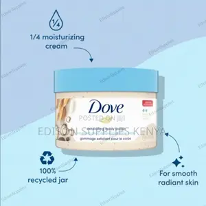 Dove Exfoliating Body Polish Scrub Rice Milk Macadamia