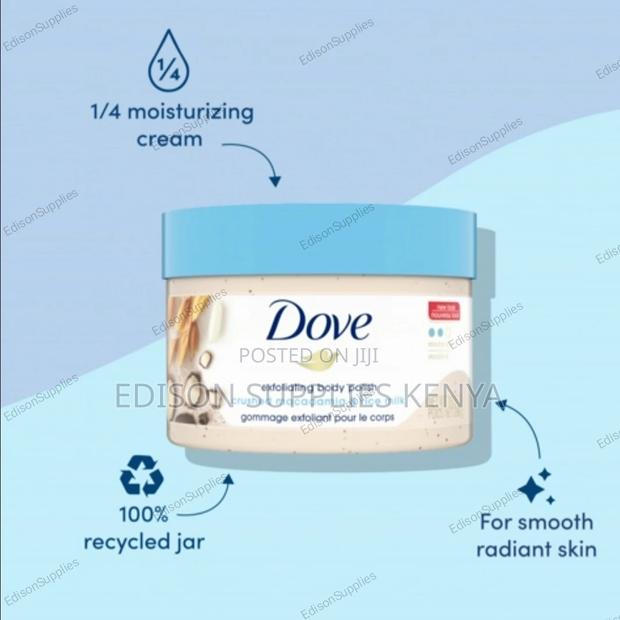 Dove Exfoliating Body Polish Scrub Rice Milk Macadamia