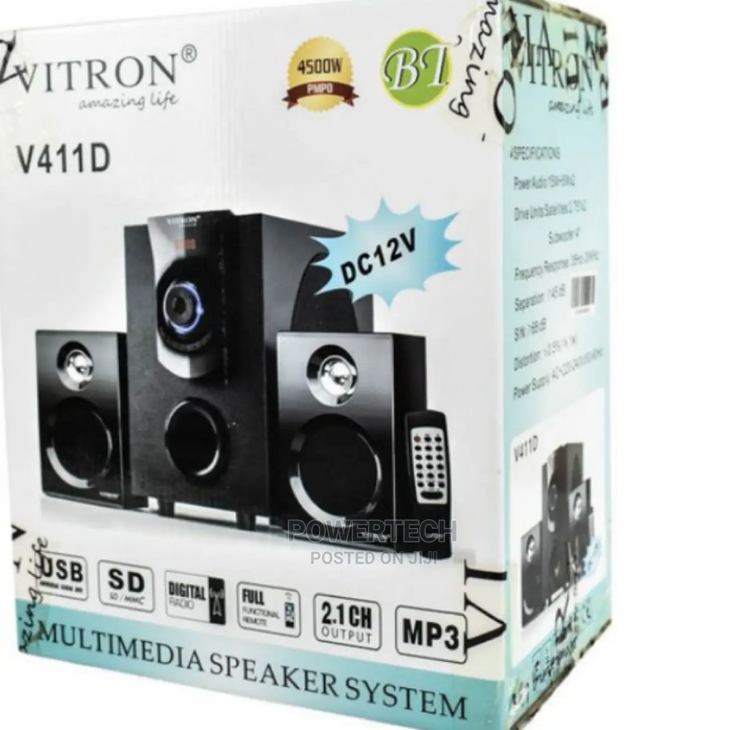 Vitron V411D 2.1CH Subwoofer.