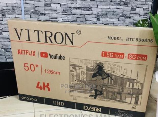 Vitron 50 Inches Smart Android 4 K Tv - thumbnail 3