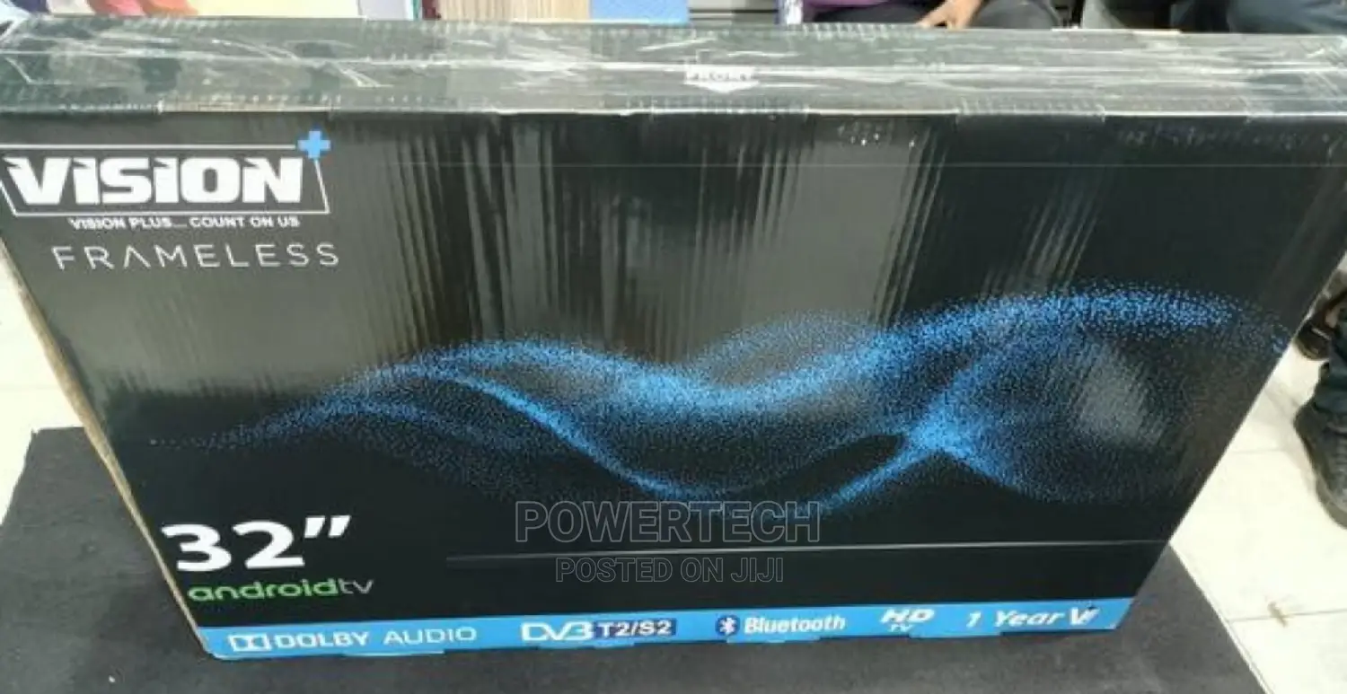 Brand New Vision Plus 32 Inches Smart Android Tv Frameless)