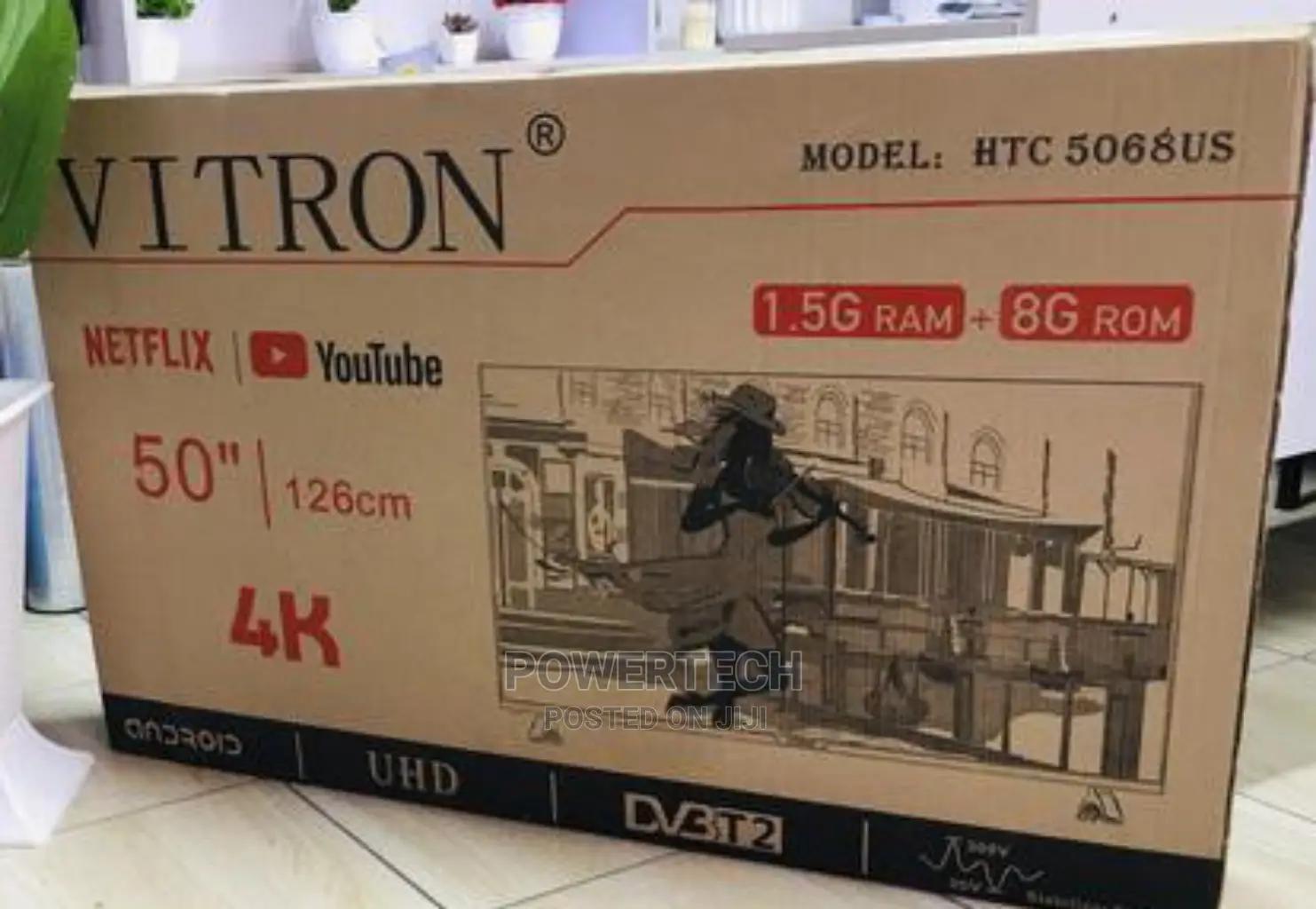 Vitron 50 Inches Smart Android Tv;