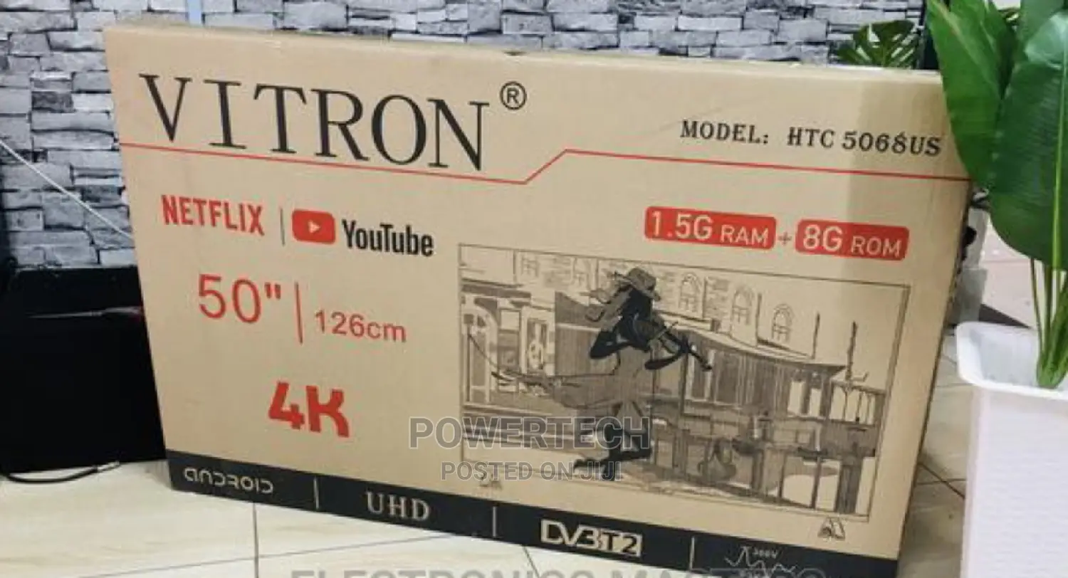 Vitron 50 Inches Smart Android Tv;