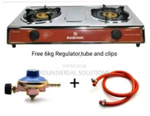 Complete Rashinik 2 Burner Cooker Gas Stove.