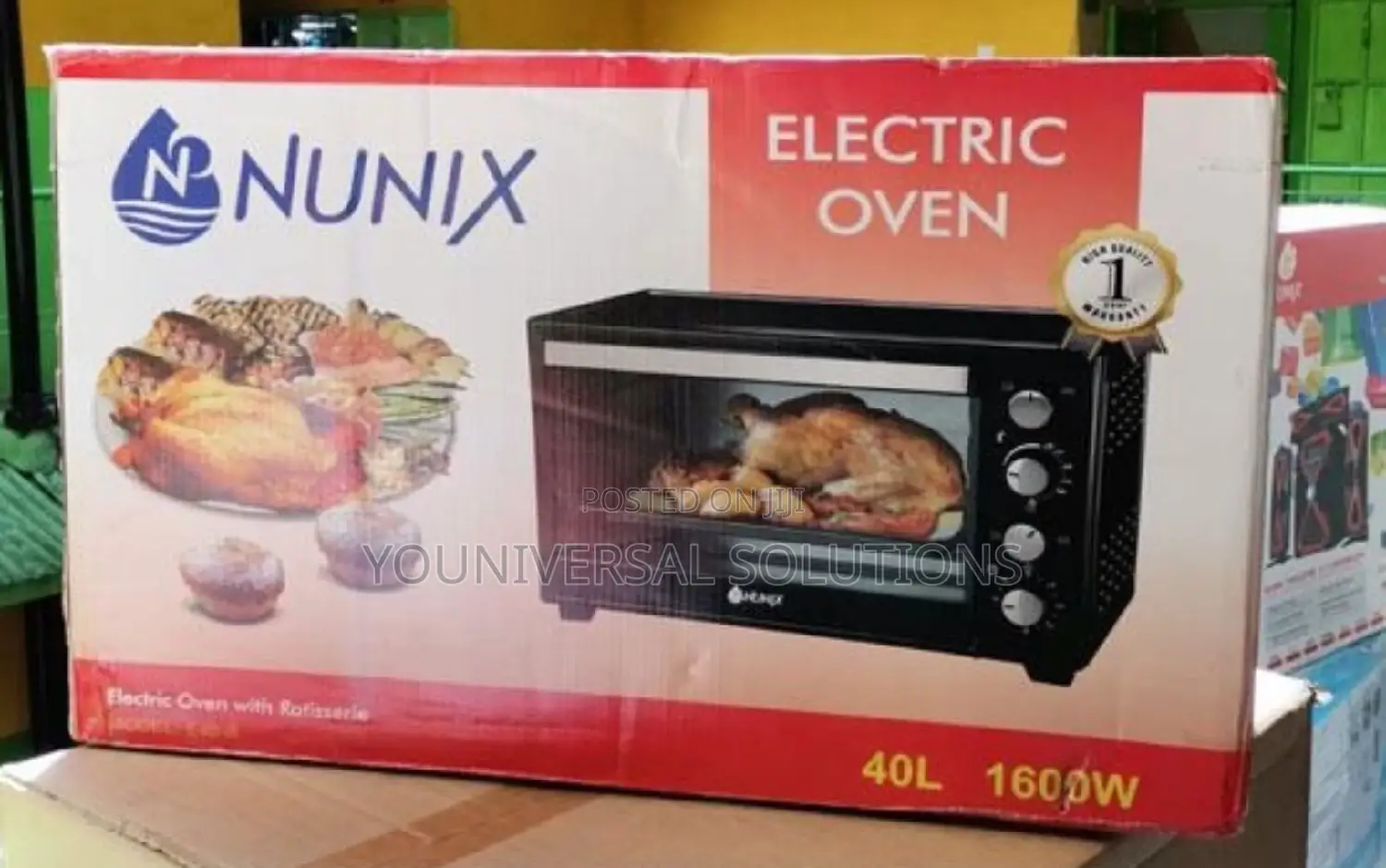 Brand New 40litres Nunix Electric Oven.