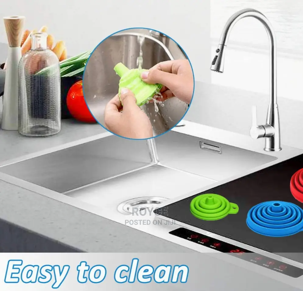 4pcs Collapsible Funnel Set