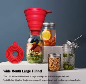 4pcs Collapsible Funnel Set
