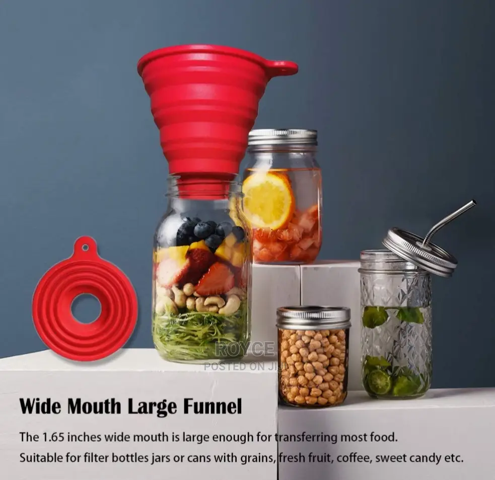 4pcs Collapsible Funnel Set