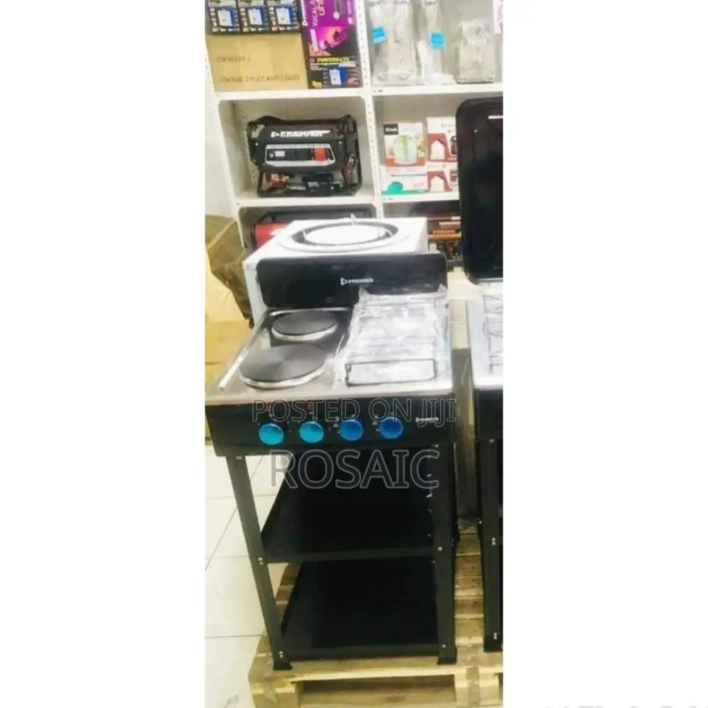 Premier 2 Gas Burner +2 Electric With Stand
