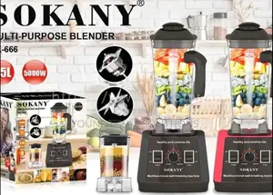 5000 Watts 2 in 1 Sokany Commercial Blender.