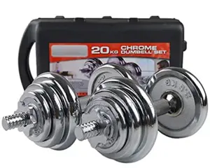 20kgs Chrome Dumbbell Set.