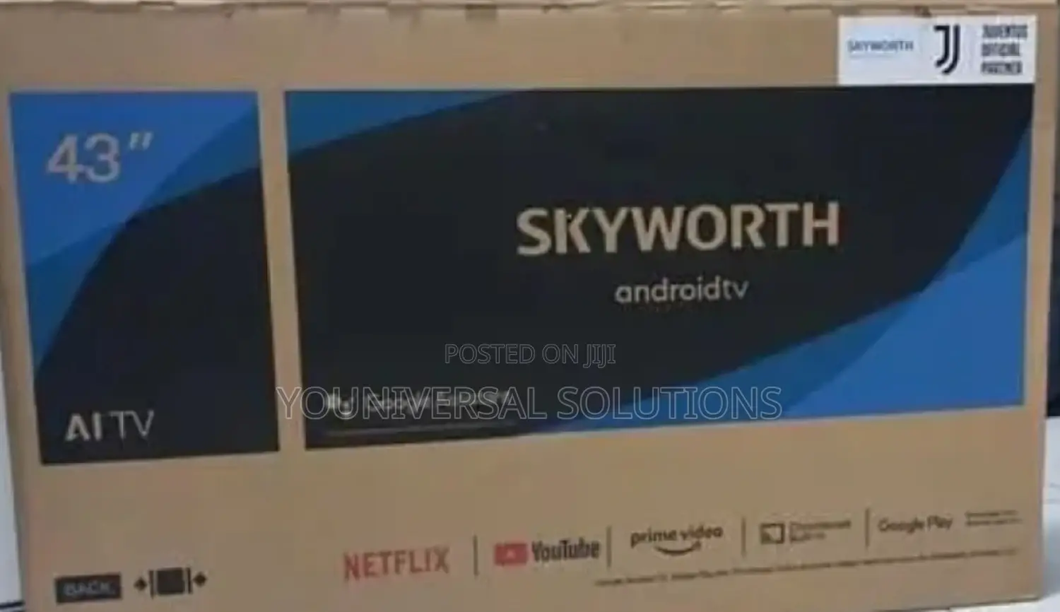 Skyworth 43 Inches Smart Android Flameless Digital Tv.
