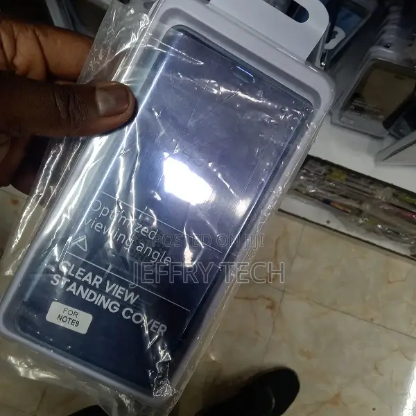 Mirror Flip Phone Case for Samsung Galaxy Note 9 Clear View