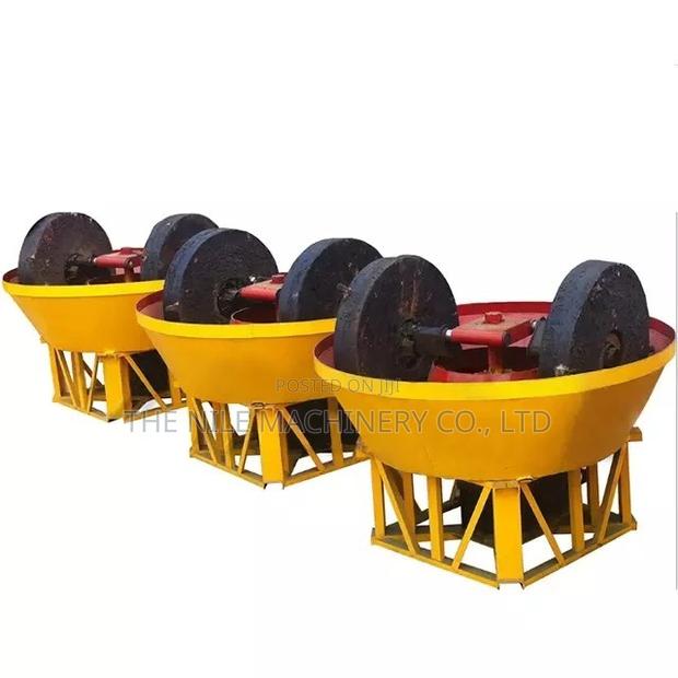 Wet Pan Silver Copper Gold Ore Grinding Milling Machine - main view