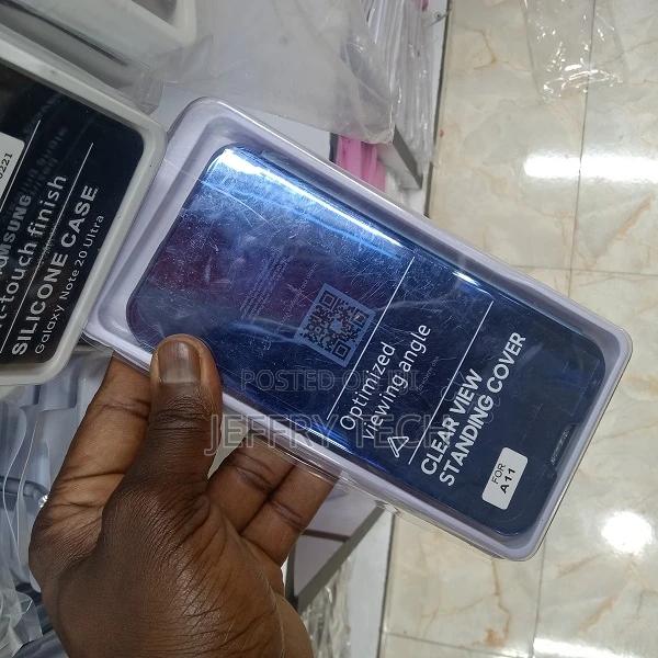 Flip Cover for Samsung Galaxy A11, Latest Clear View Standin - thumbnail 2