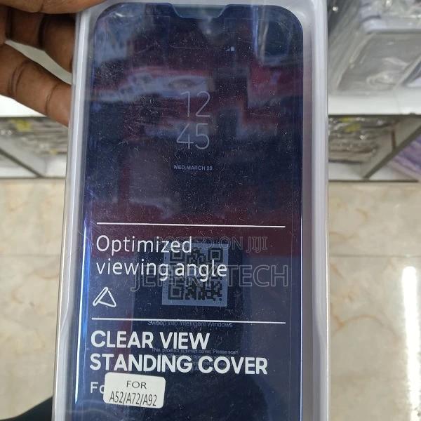 OPPO A92/A52 Plating Mirror Flip Case Black - main view