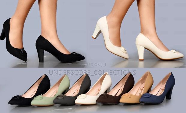 Fancy Ladies Mid Heel Shoes - thumbnail 2