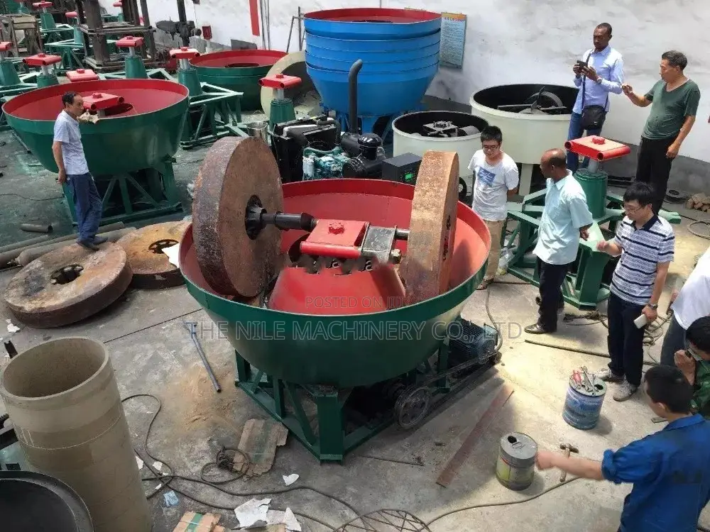 Sudan Zimbabwe Egypt Mauritania 1200 Wet Pan Mill for Gold