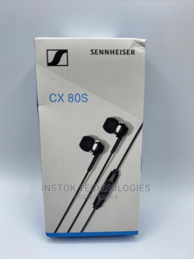Sennheiser Cx 80S Wired Earphones (Black) - main view