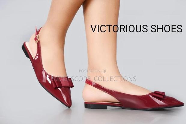 Unique Ladies Flat Open Shoes - main view