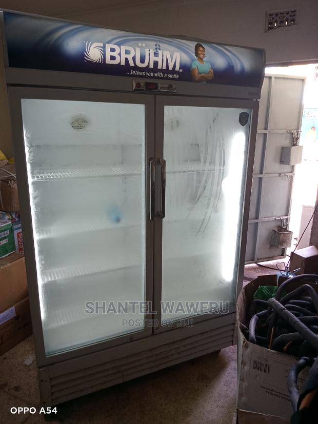 Bruhm Double Door Display Fridge - main view