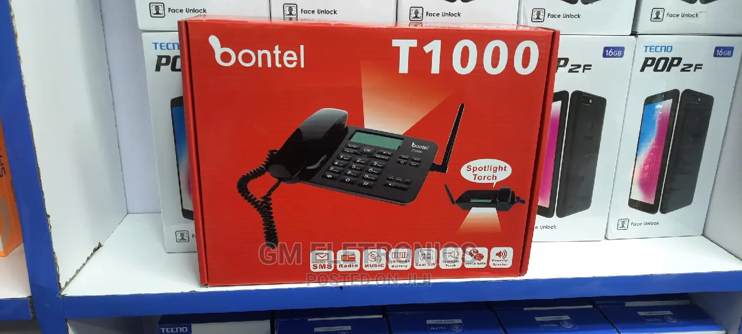 Dual Sim Card Rechargeable Landline Phone.(T1000)